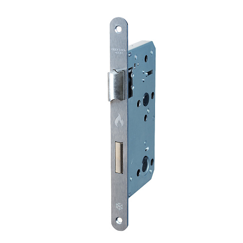 Замок для противопожарной двери межкомнатный, матовый хром DOORLOCK DL4200WС/55/78/20/SCr